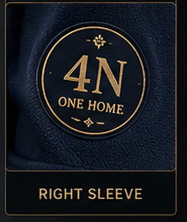 Right sleeve 4N badge detail